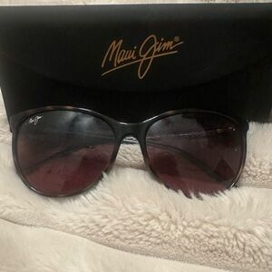 Maui Jim Black and Red Sunglasses